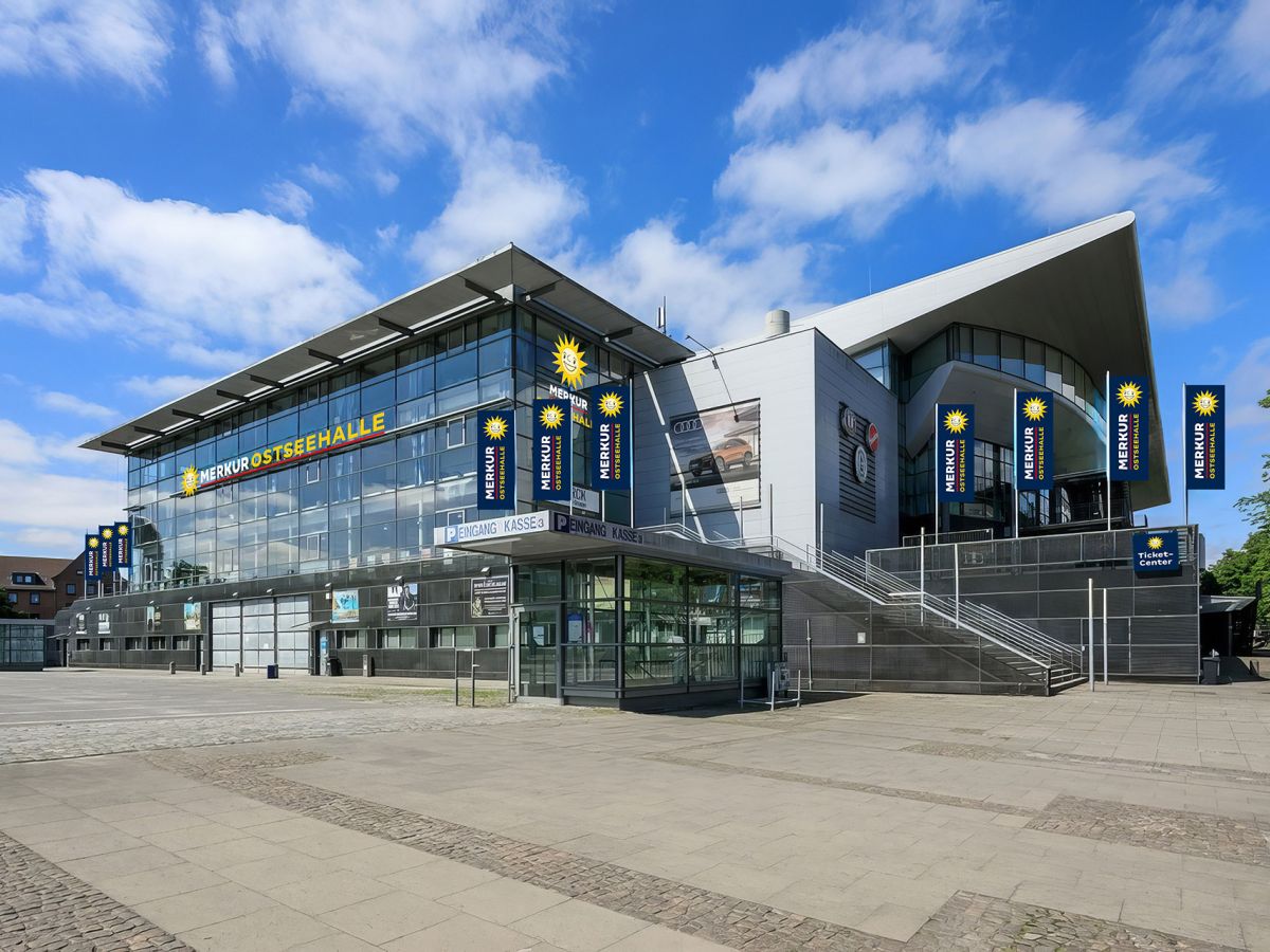 Moin, MERKUR Ostseehalle!