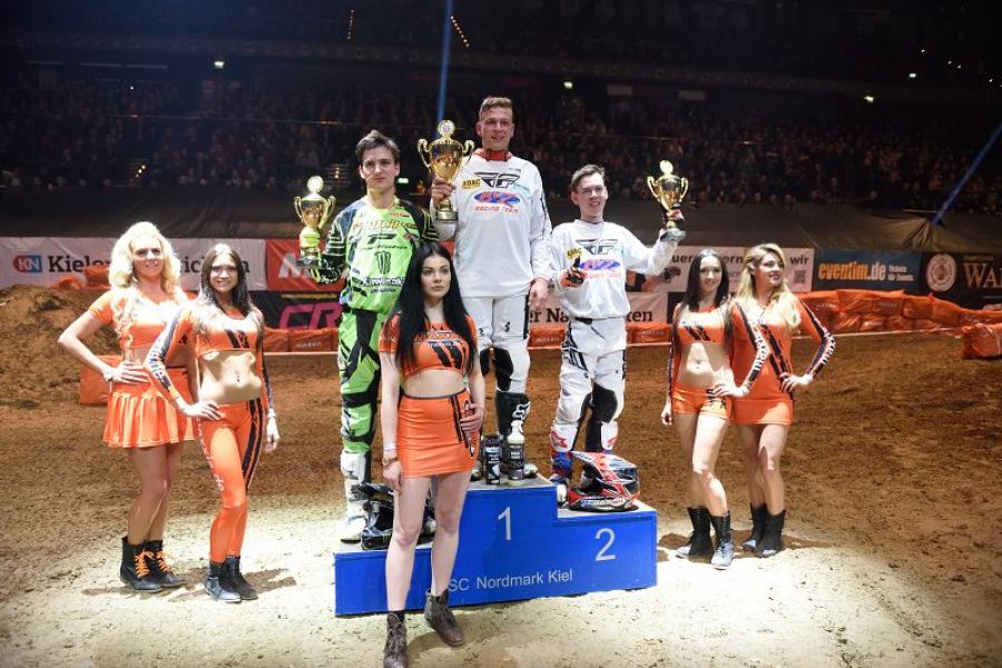 Supercross Siegerehrung